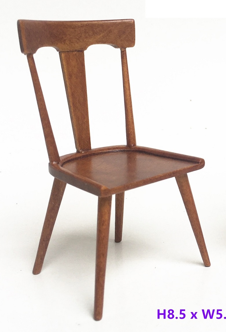 Mid Century Dining Room Chair-walnut