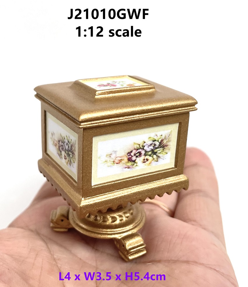 18th C small Portable Tea Caddy Table-GWF
