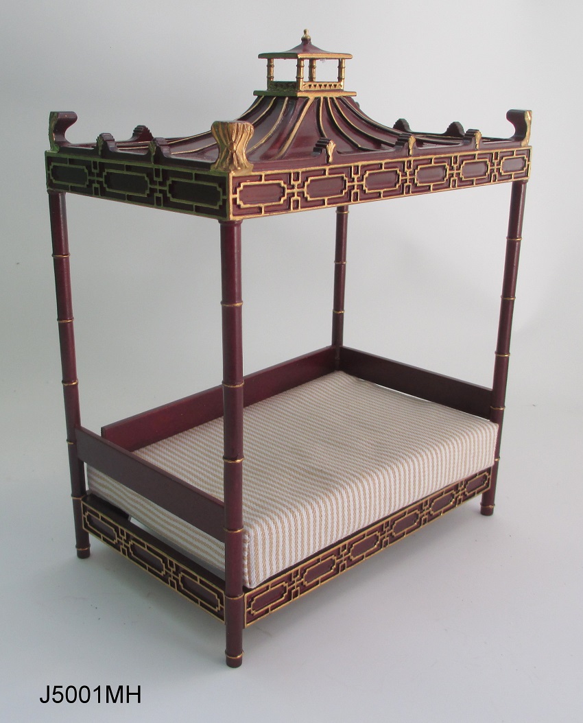 Chinese Bed - walnut