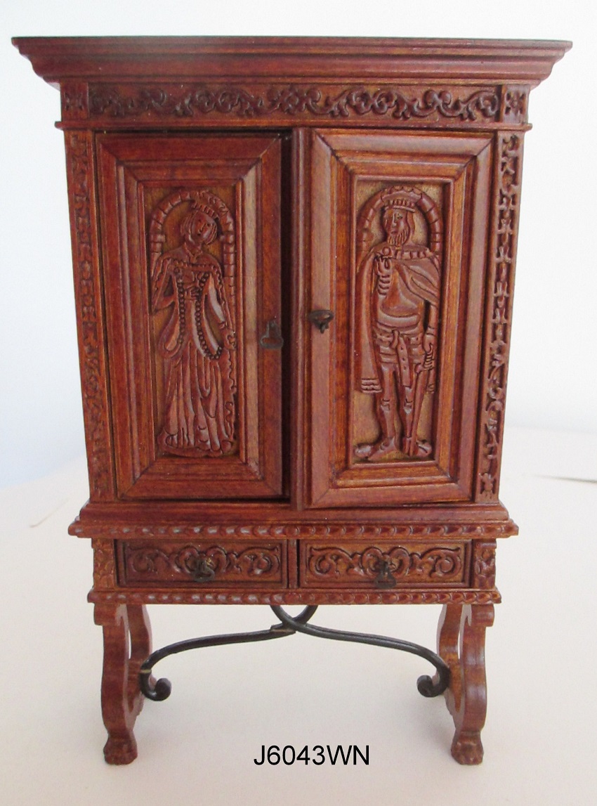 1450- 1480 Sacristy Cupboard -walnut