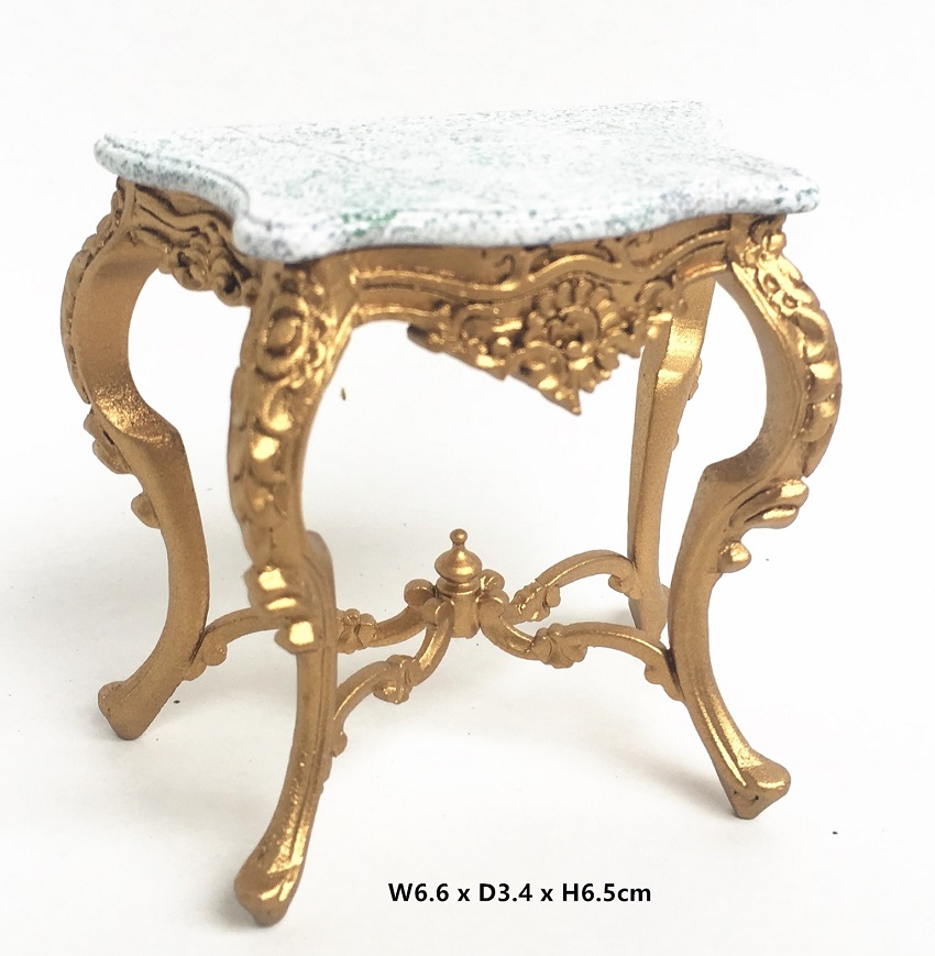 Classical Louis XVI Style Console Table hand Carved -Gold