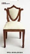 Vintage Dressing Table Chair-walnut