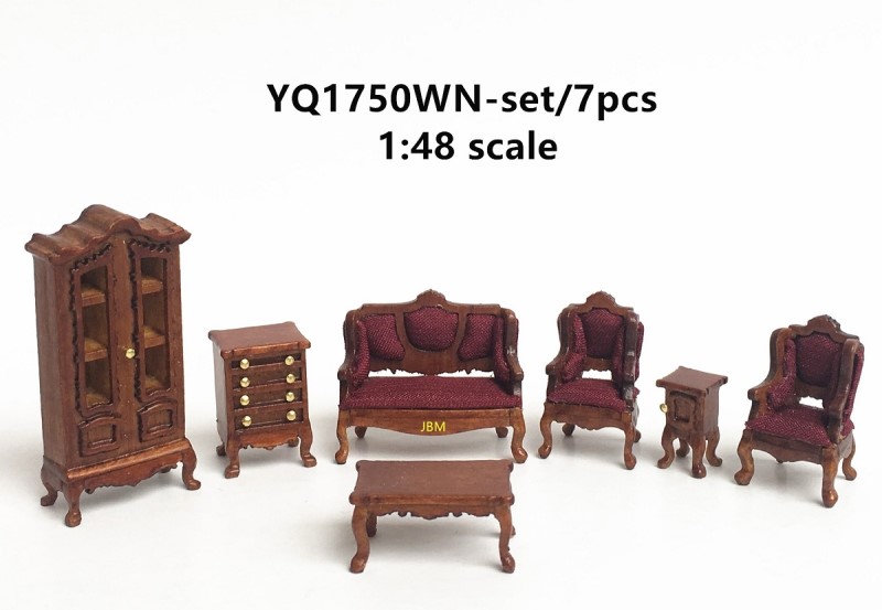 Victorian Sitting Room Set 7 pce-walnut